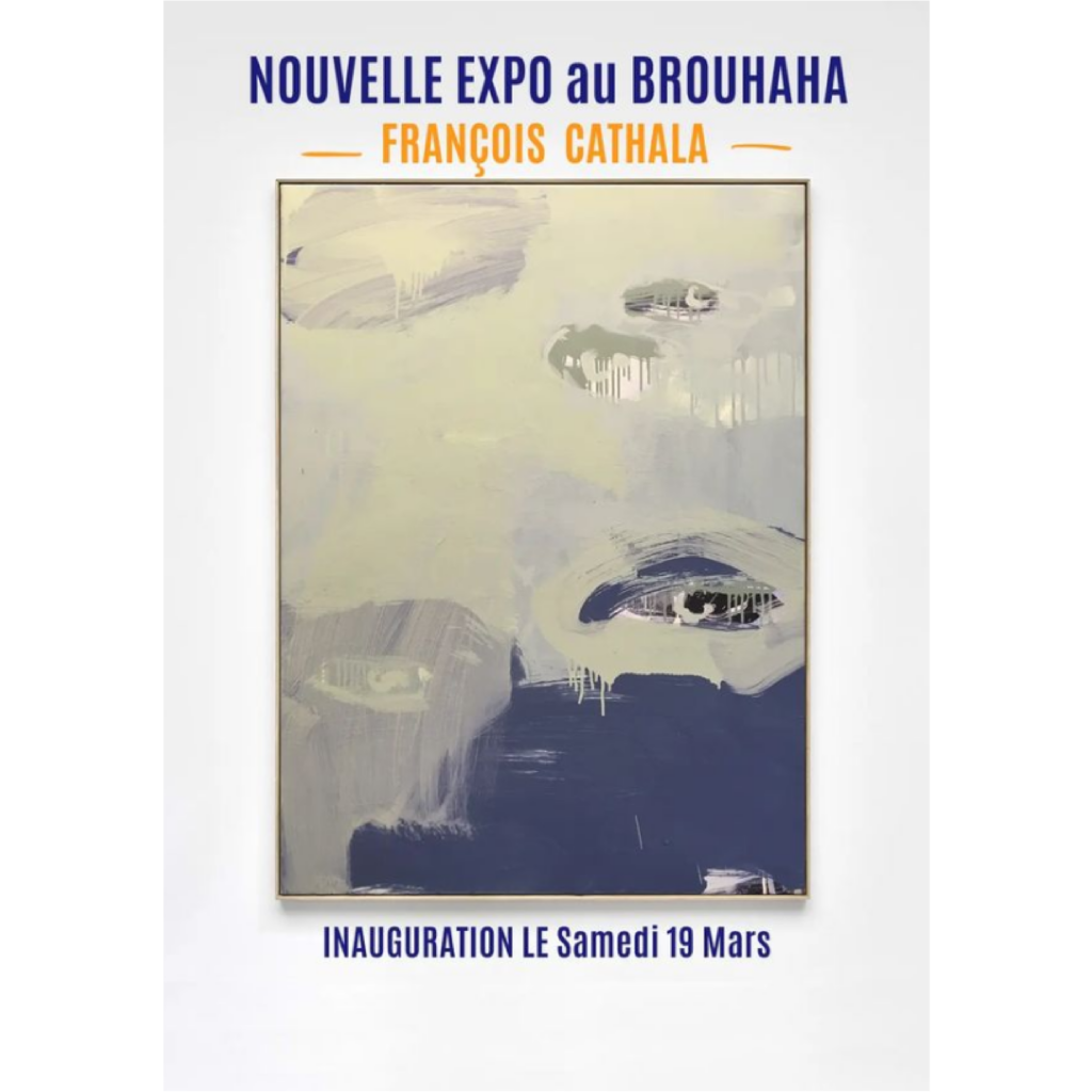 Affiche expo Cathala page Expositions au Brouhaha
