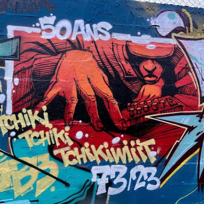 session graffitis soirée 50 ans du hip hop