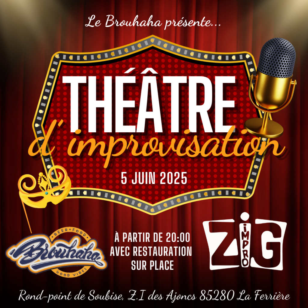 Théatre d'improvisation 5 juin au Brouhaha