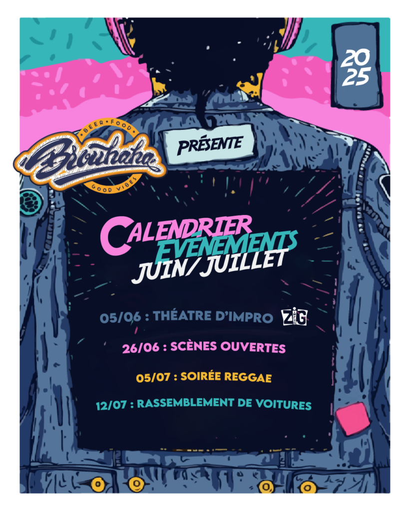 Calendrier des événements juin/juillet