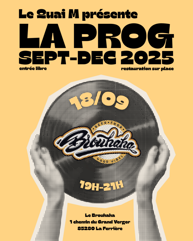 affiche soirée quai m