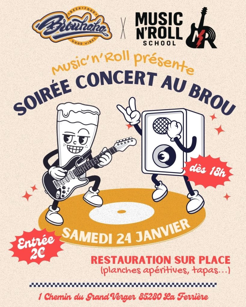 affiche évènement Music'n'roll