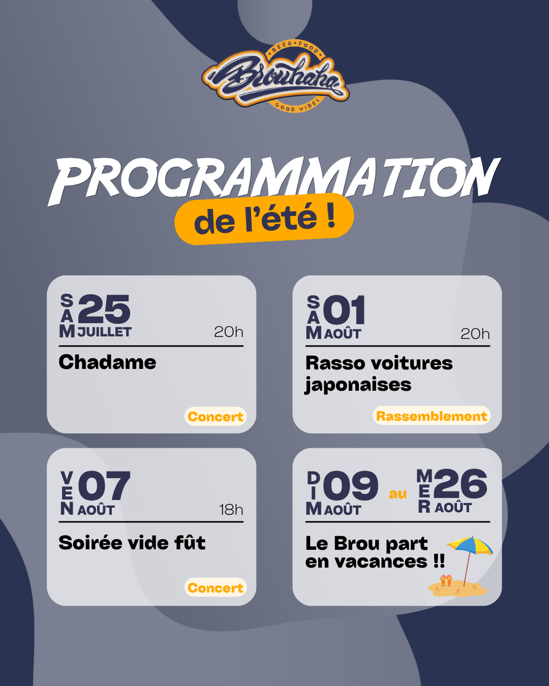 prog été brou