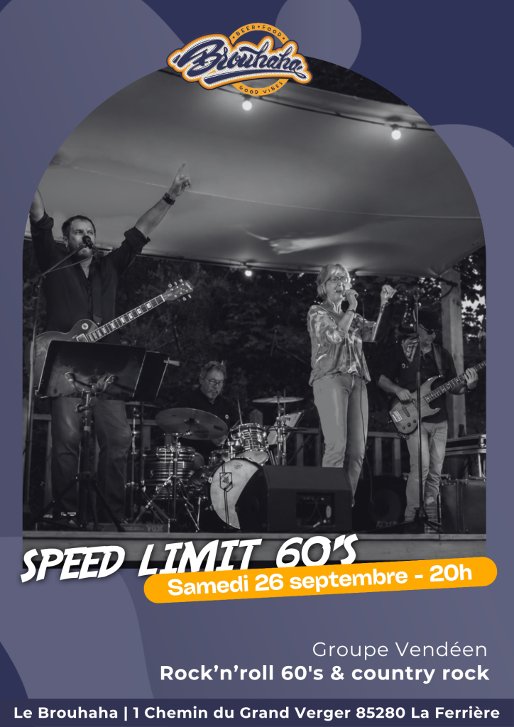 affiche Speed Limit 60's