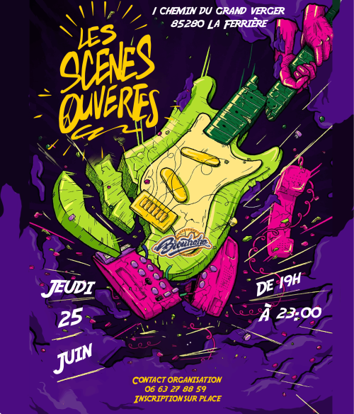 affiche scène ouverte